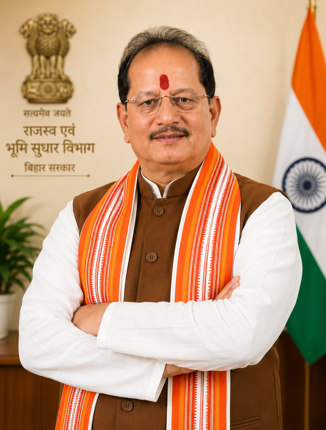Vijay Kumar Sinha official portrait for Vijay Sinha 4 Bihar